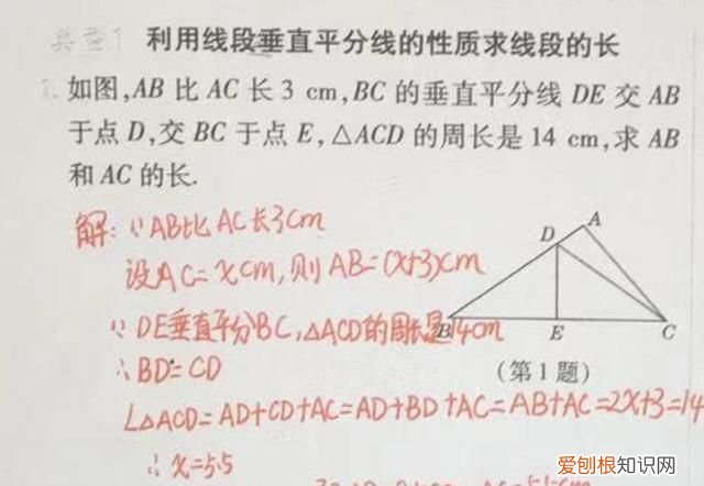 初二数学线段垂直平分线讲解