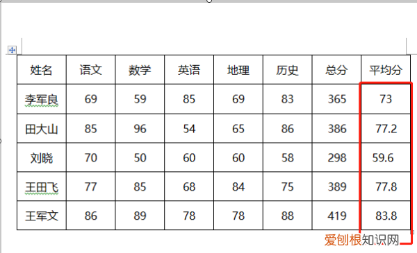 如何用Excel算平均分