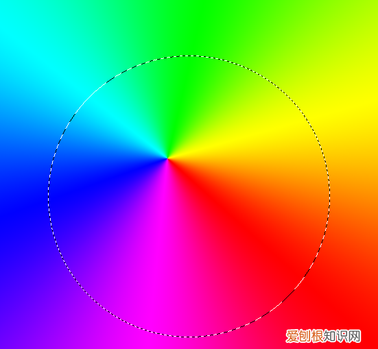 PS如何把色环调出来，ps如何制作渐变色环
