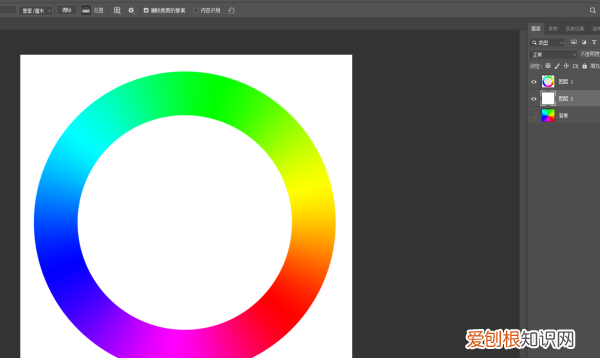PS如何把色环调出来，ps如何制作渐变色环