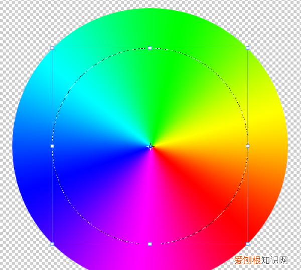 PS如何把色环调出来，ps如何制作渐变色环