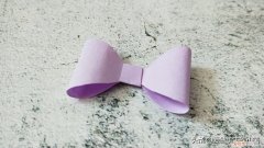 简单蝴蝶结折纸教程 怎么折蝴蝶结