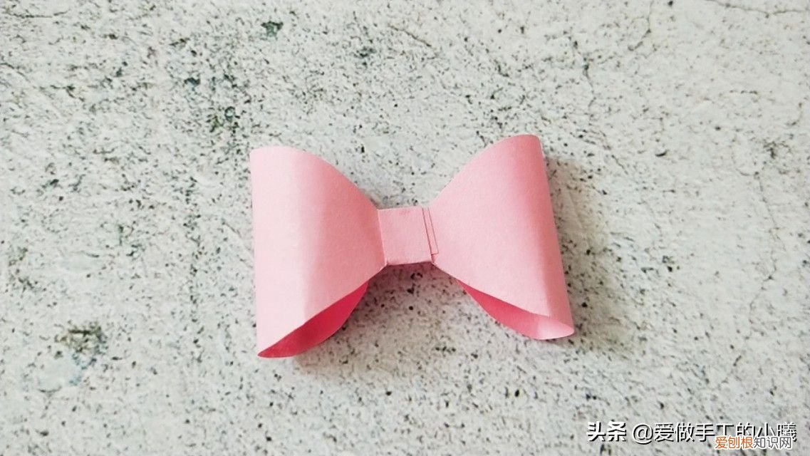 简单蝴蝶结折纸教程 怎么折蝴蝶结