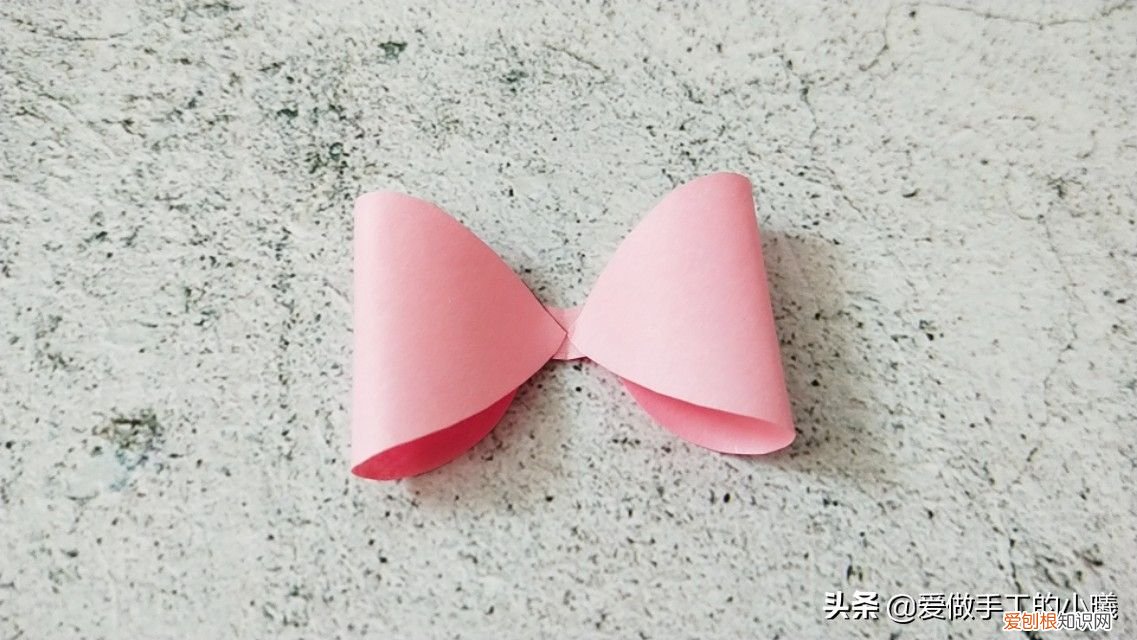 简单蝴蝶结折纸教程 怎么折蝴蝶结