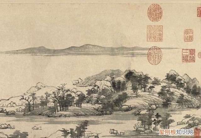 元代中后期的文人山水画 元代山水画