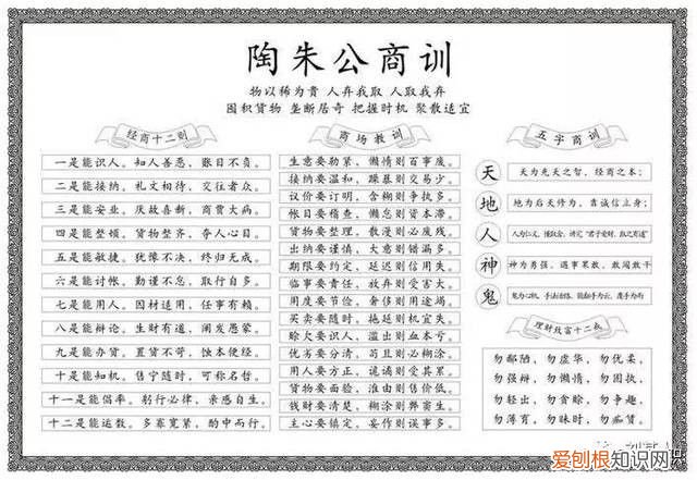 商圣陶朱公生意经 陶朱商经