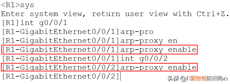 Proxy ARP以及代理ARP的配置 arp映射表
