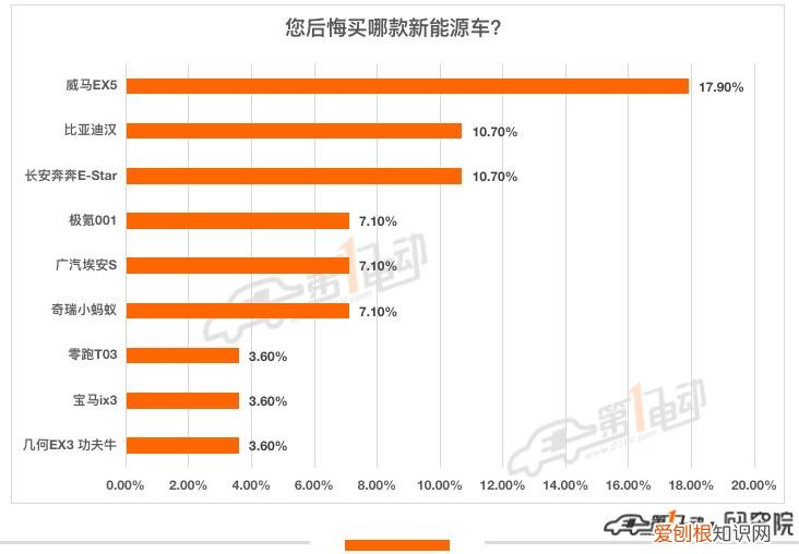 最不后悔买的新能源汽车TOP10 电动汽车品牌有哪些