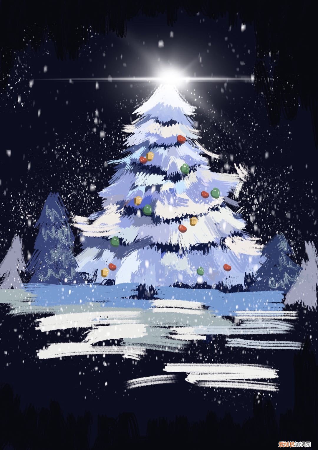 圣诞树怎么画？教你如何5分钟画一个圣诞树
