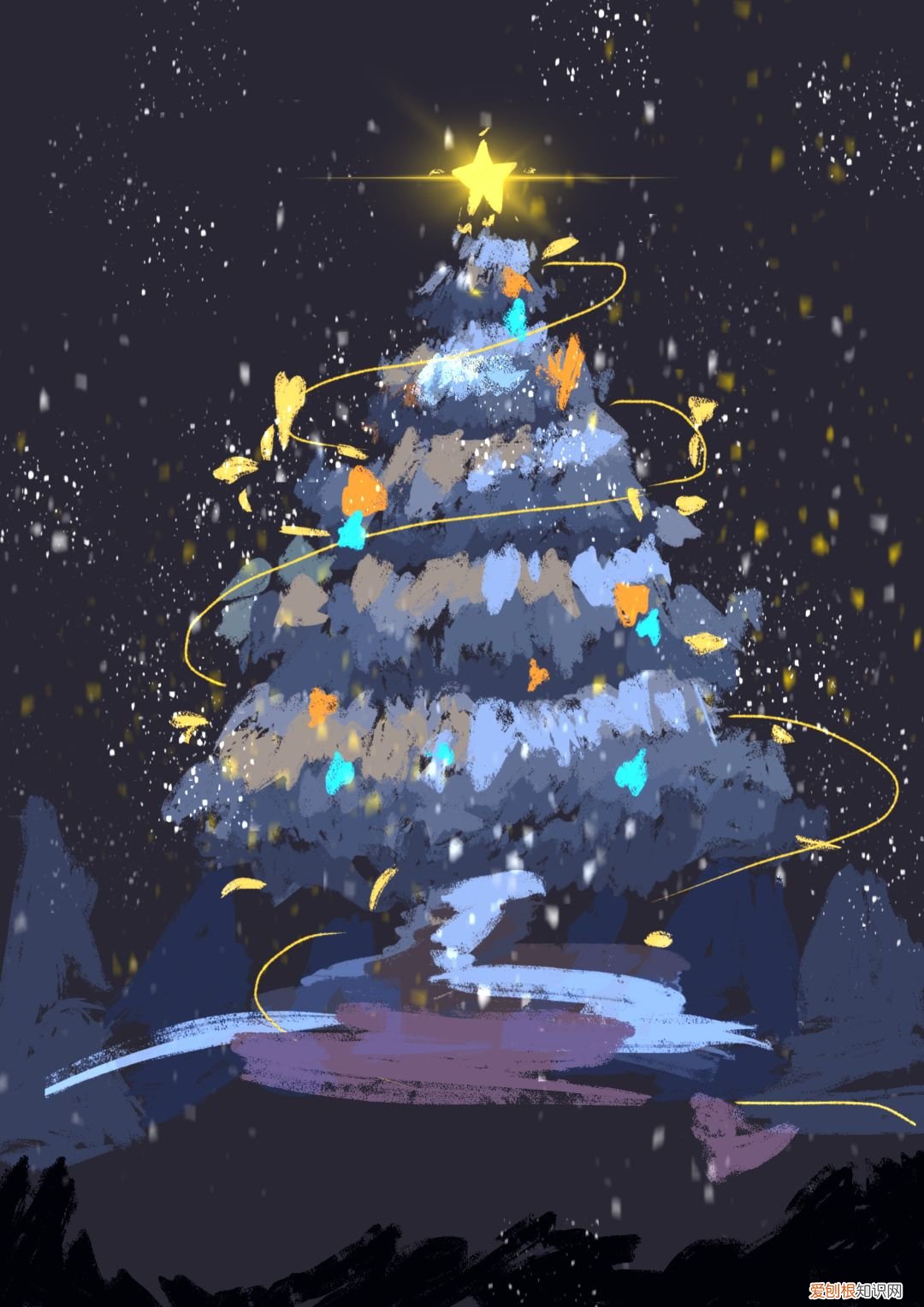 圣诞树怎么画？教你如何5分钟画一个圣诞树