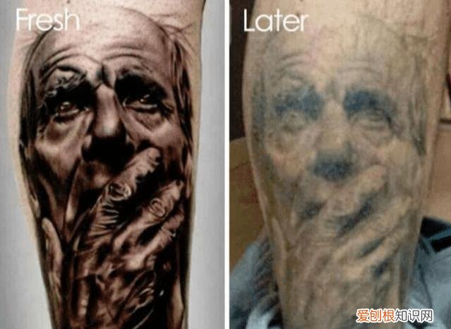 当纹身“老了”会变成什么样? 纹身老了后的恶心图片