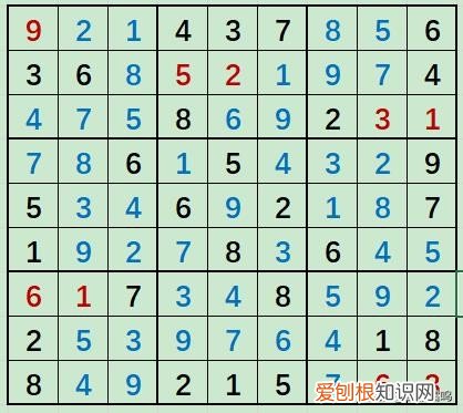 掌握4个技巧口诀，思维提升快 数独九宫格的解题方法和技巧