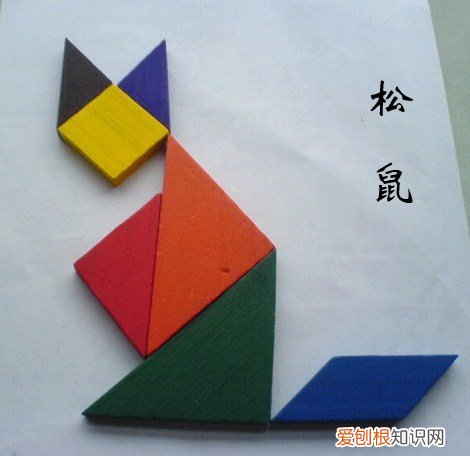 可以拼出1600种以上的图案 七巧板拼图原图有几种拼法