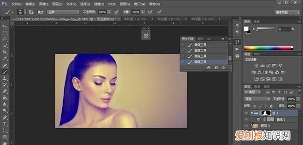 PS中的美白该如何使用