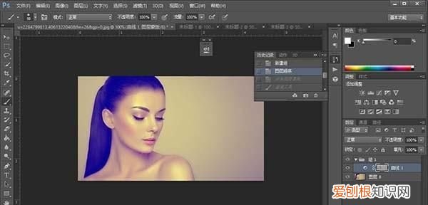 PS中的美白该如何使用