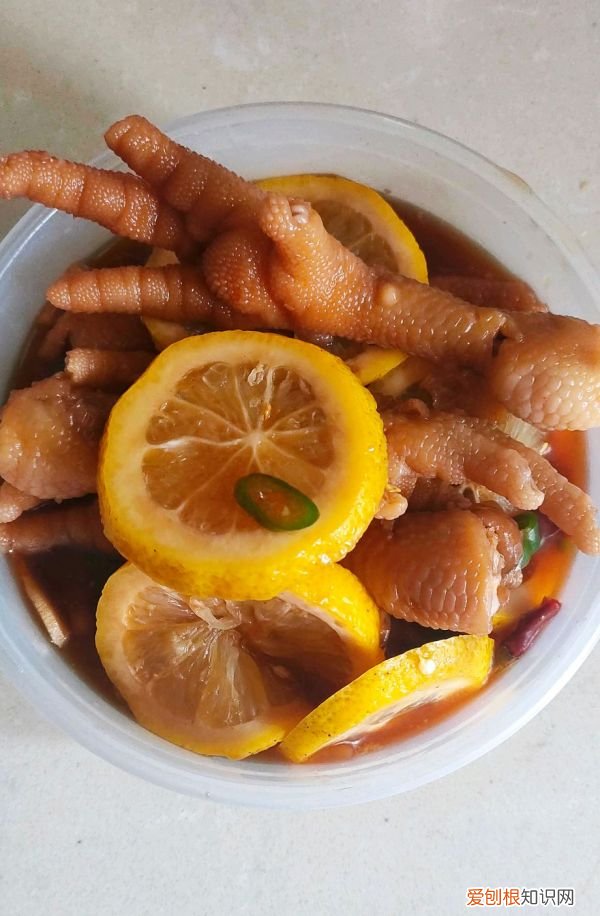 附：家常做法，简单快捷又好吃 柠檬鸡爪制作方法