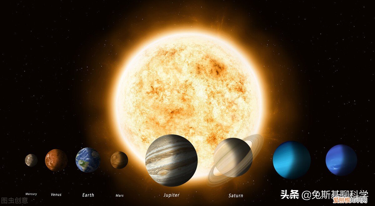 8张行星大小对比图 太阳系八大行星示意图