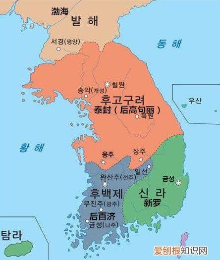 真实的韩国历史地图 韩国历史朝代顺序表图