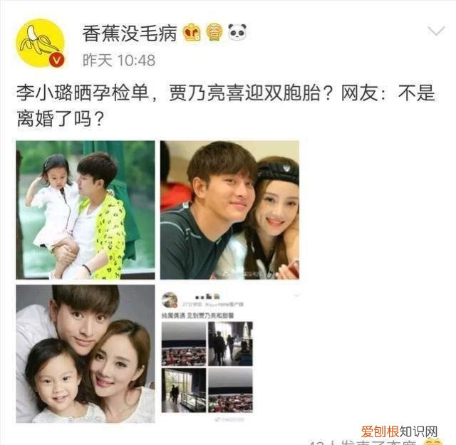 李小璐晒孕检单 贾乃亮喜得双胞胎是真的吗