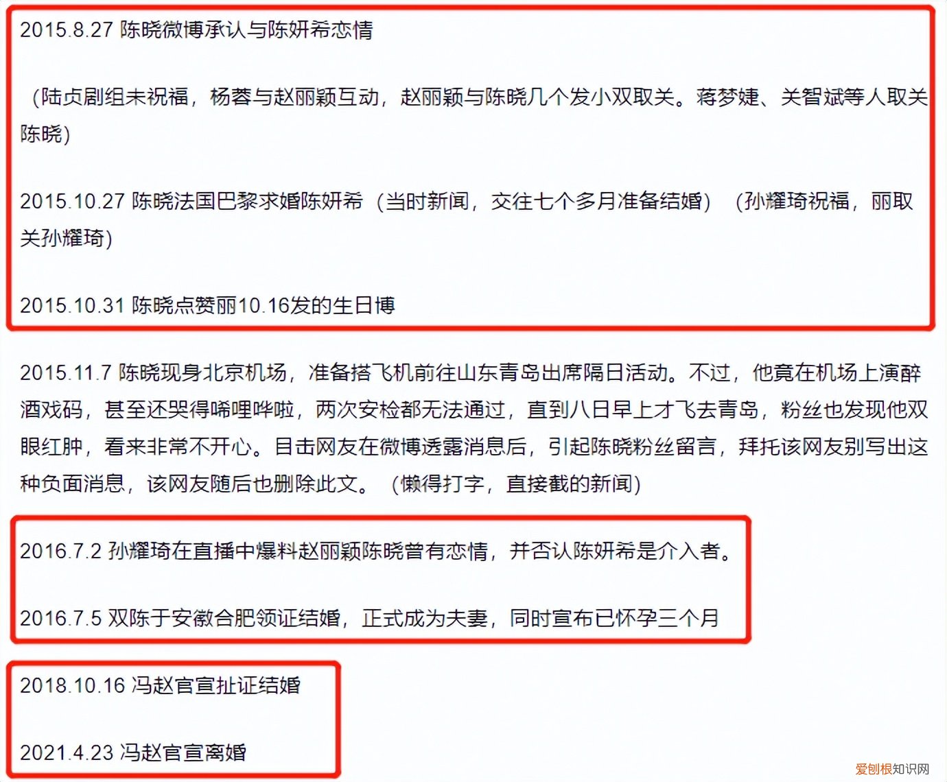 陈晓赵丽颖过往恋情被扒 赵丽颖陈晓分手原因