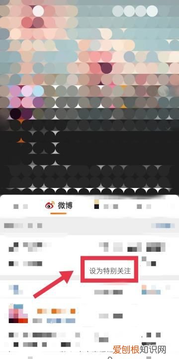 微博怎么设置特别关注，在微博上可以怎么设置特别关注