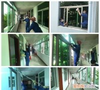 怎样擦外面够不到的玻璃