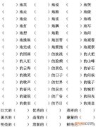 二年级语文上册形容词训练题