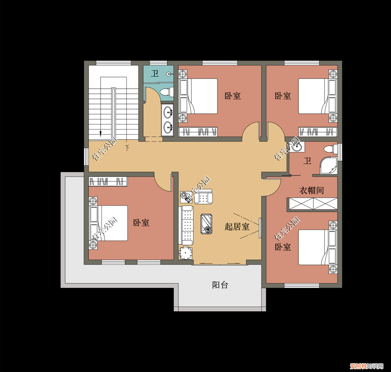 农村自建房设计方案 乡村实用型自建房设计图片