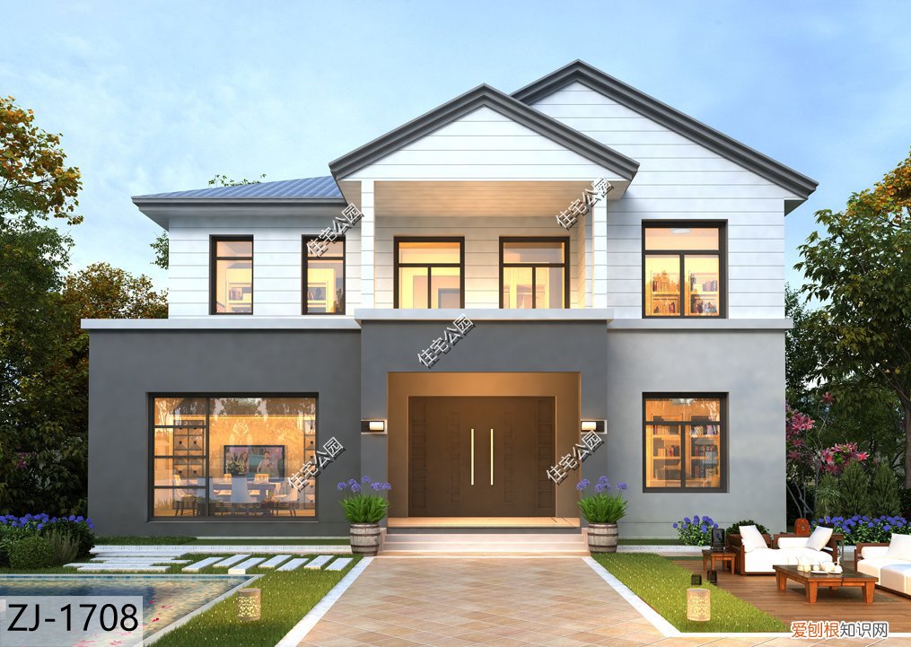 农村自建房设计方案 乡村实用型自建房设计图片