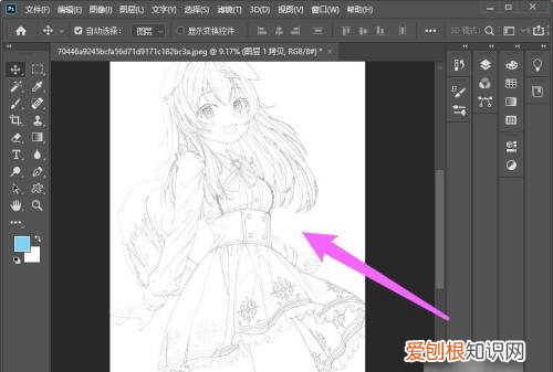 ps可以怎么提取线稿，Photoshop怎么把图片变成线稿