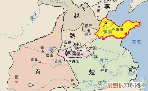 战国七雄地图全图高清版 战国七雄地图