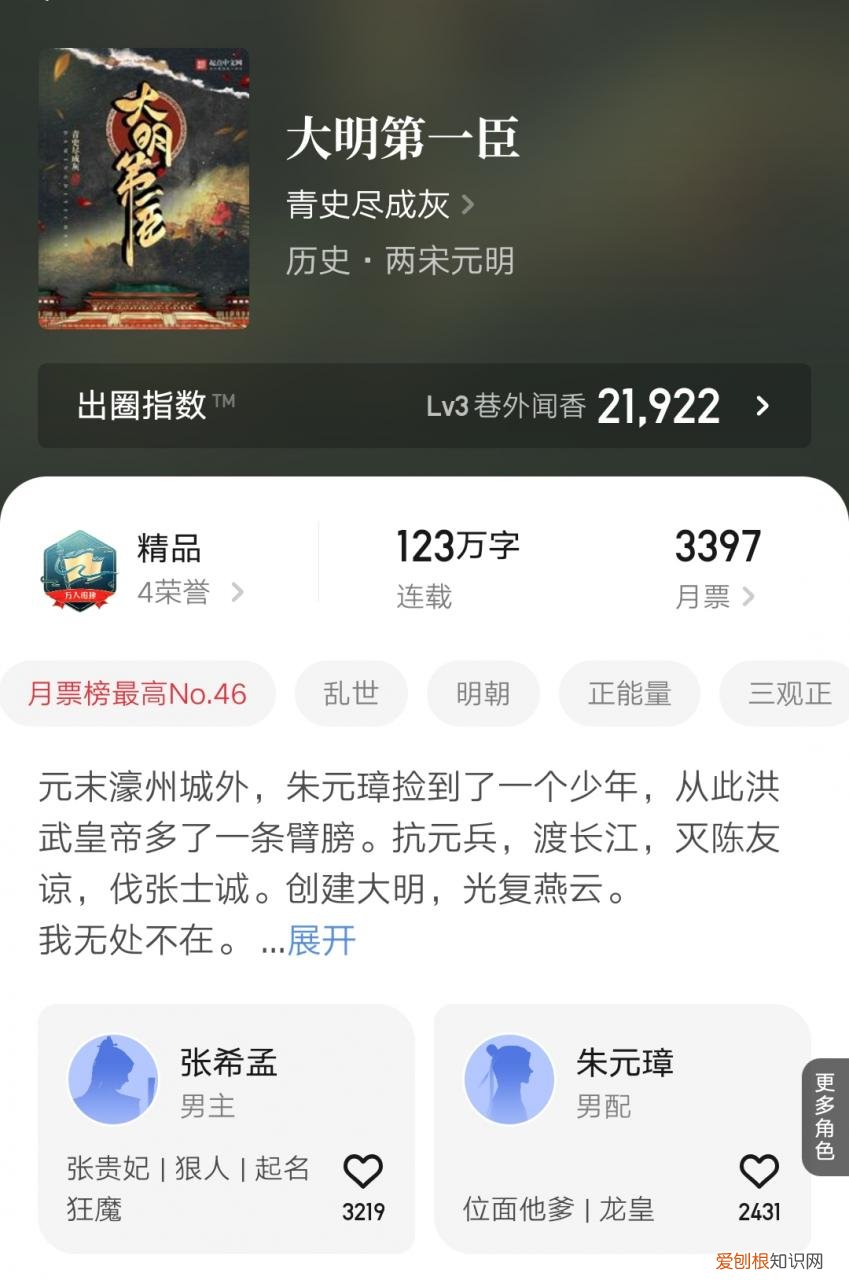 大明第一臣起点 大明第一臣