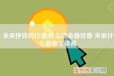 未来挣钱的行业,什么职业最吃香,未来什么职业工资高