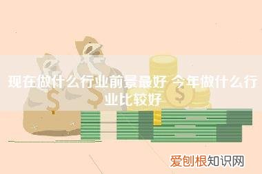 现在做什么行业前景最好,今年做什么行业比较好