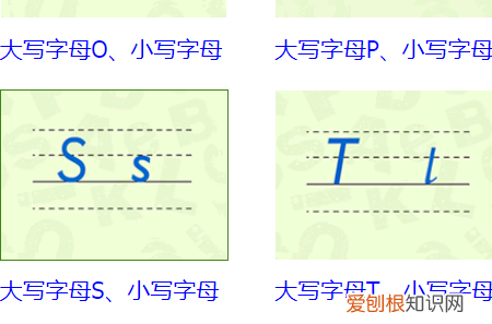 26个字母大小写占格怎么占，26个字母大小写正规写法图片