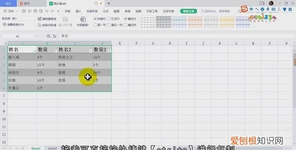 excel复制表格原有样式怎样操作