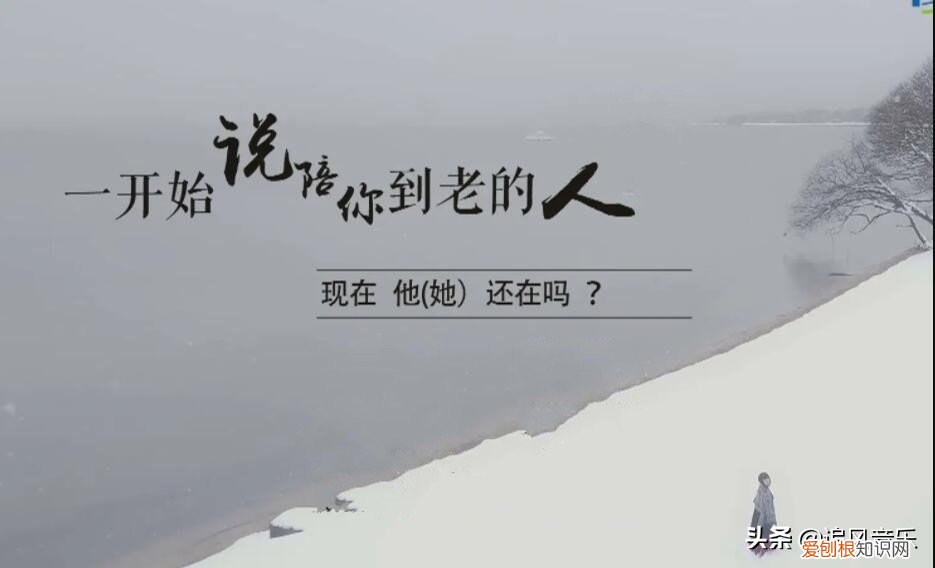 歌词里有陪你到老的人是什么歌 一开始说陪你到老的人是什么歌