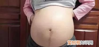 男宝宝肚型图片大全 典型怀男孩肚子图片七个月