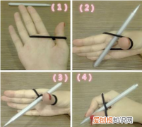 小窍门之橡皮筋的用法，教孩子拿笔写字的小窍门