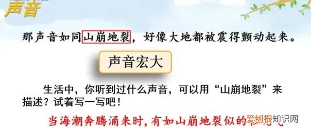 小学语文四年级上册第一课观潮的讲解