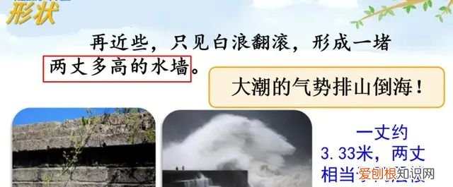 小学语文四年级上册第一课观潮的讲解