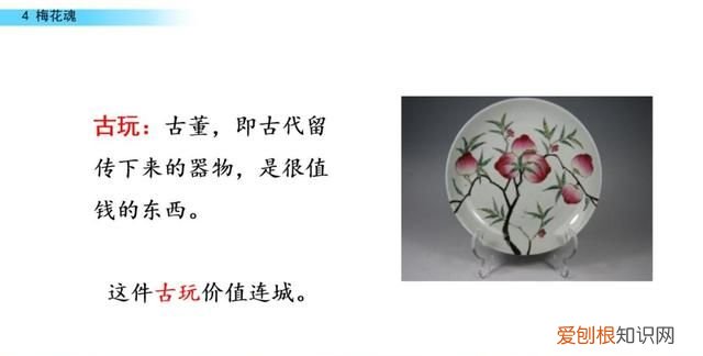 五年级下册第四课梅花魂课文讲解