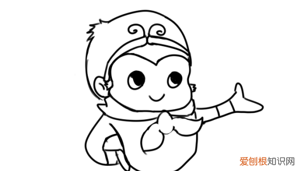 孙悟空怎么画一步一步，怎样画孙悟空简单画法涂色