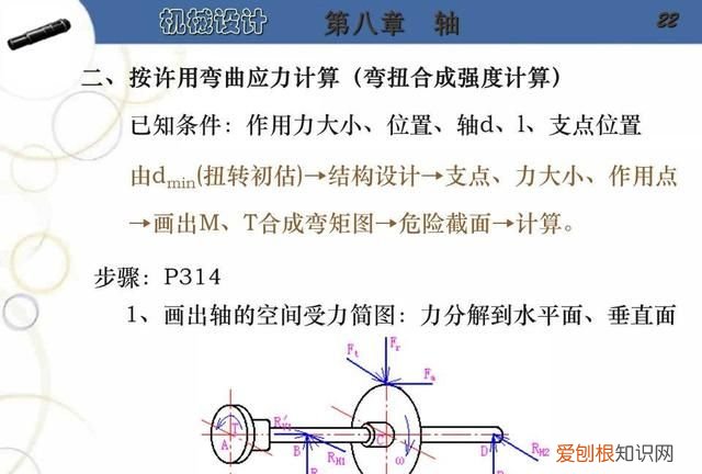 阶梯轴的设计步骤及要点
