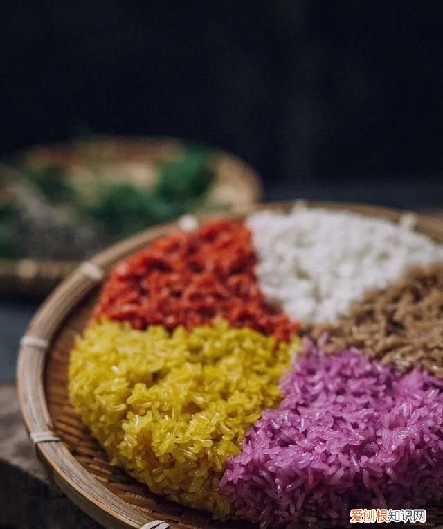 最好吃的五色花米饭 五色花米饭的制作方法