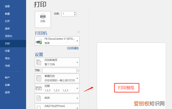word文档打印预览在哪里看，word怎么查看打印预览效果