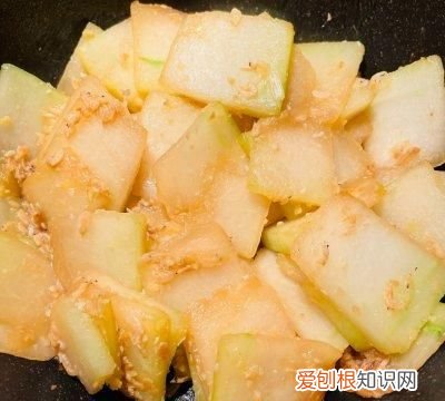 海米烧冬瓜菜汁浓鲜瓜嫩爽滑