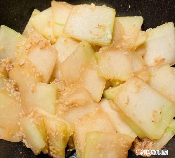 海米烧冬瓜菜汁浓鲜瓜嫩爽滑