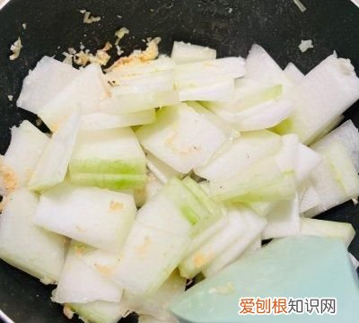 海米烧冬瓜菜汁浓鲜瓜嫩爽滑