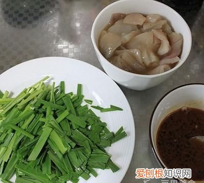 韭菜炒鱿鱼圈做法步骤 海鲜蘸料韭菜炒鱿鱼